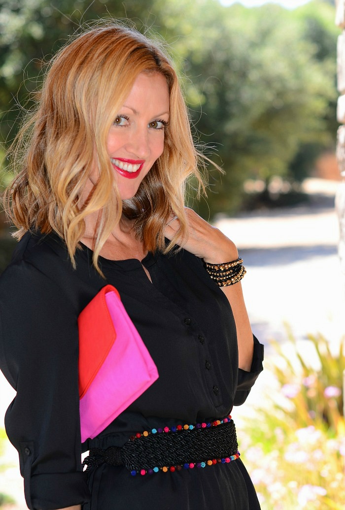 Ann Taylor Colorblock Clutch